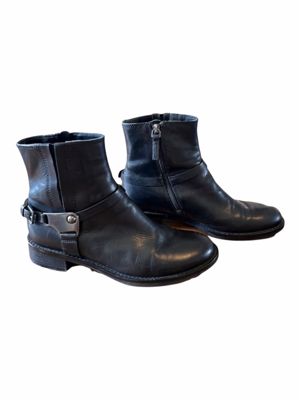 ECCO black booties